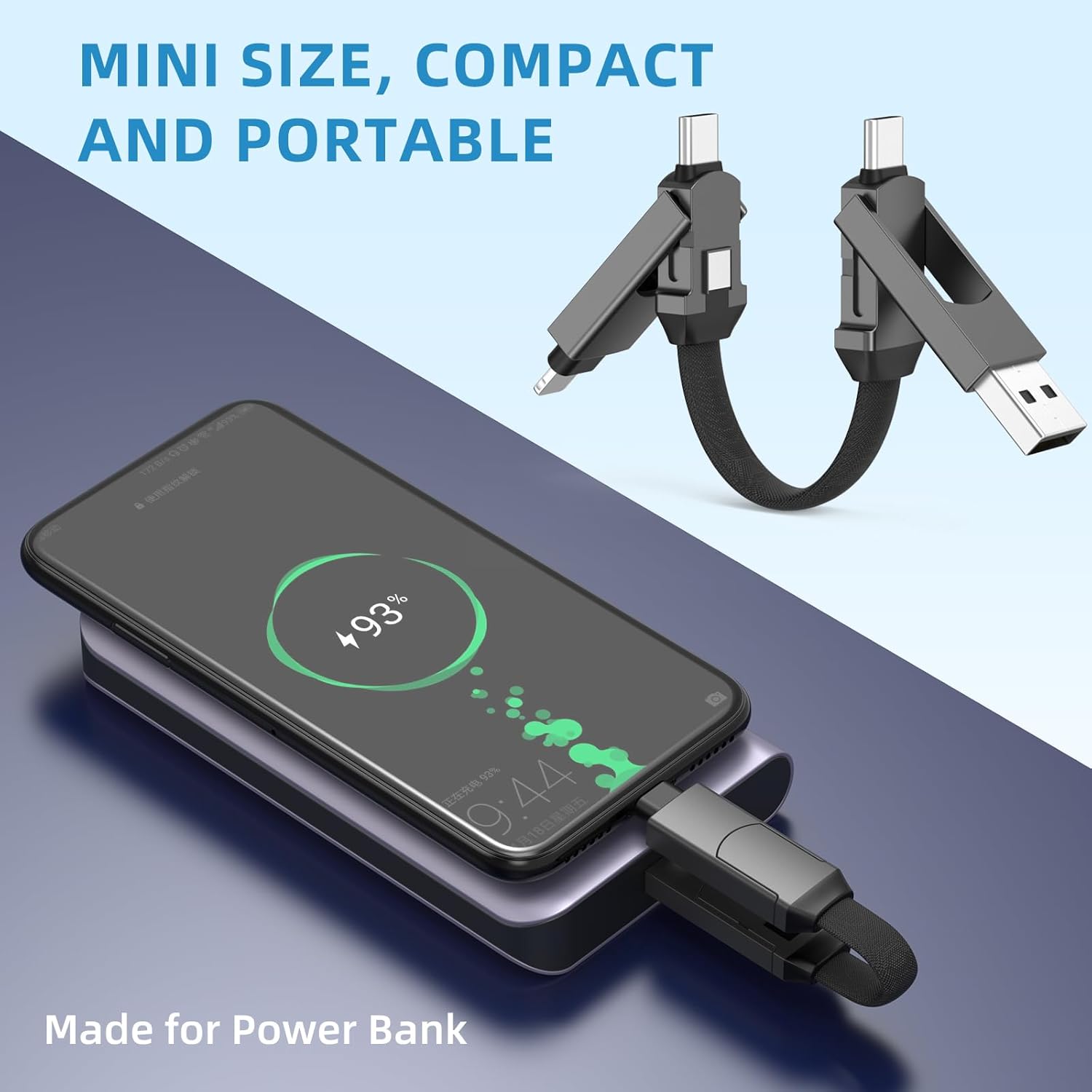 ChargeMate 4-in-1 Fast Charging Cable